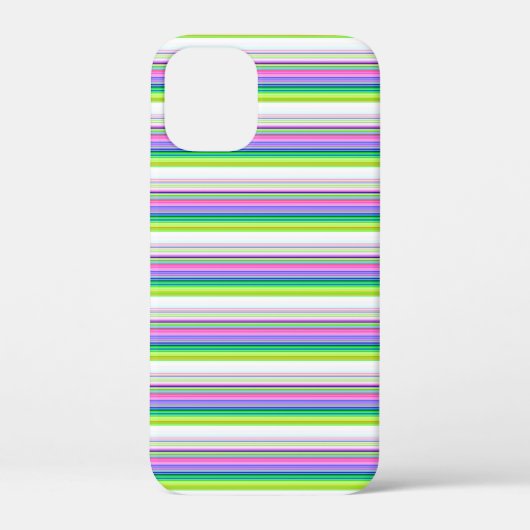 Heiße farbenfrohe Neonstreifen Case-Mate iPhone Hülle (Rückseite)