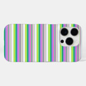 Heiße farbenfrohe Neonstreifen Case-Mate iPhone Hülle (Rückseite (Horizontal))
