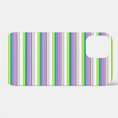 Heiße farbenfrohe Neonstreifen Case-Mate iPhone Hülle (Rückseite (Horizontal))