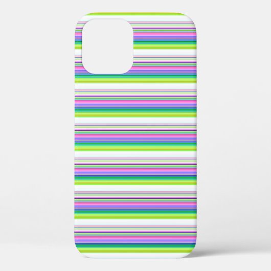Heiße farbenfrohe Neonstreifen Case-Mate iPhone Hülle (Rückseite)