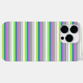 Heiße farbenfrohe Neonstreifen Case-Mate iPhone Hülle (Rückseite (Horizontal))