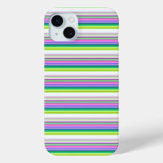Heiße farbenfrohe Neonstreifen Case-Mate iPhone Hülle (Rückseite)