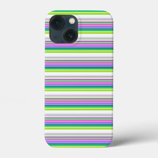 Heiße farbenfrohe Neonstreifen Case-Mate iPhone Hülle (Rückseite)