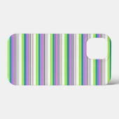 Heiße farbenfrohe Neonstreifen Case-Mate iPhone Hülle (Rückseite (Horizontal))