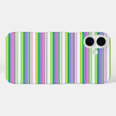 Heiße farbenfrohe Neonstreifen Case-Mate iPhone Hülle (Rückseite (Horizontal))