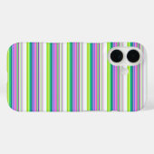 Heiße farbenfrohe Neonstreifen Case-Mate iPhone Hülle (Rückseite (Horizontal))