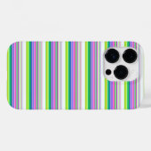 Heiße farbenfrohe Neonstreifen Case-Mate iPhone Hülle (Rückseite (Horizontal))