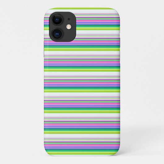 Heiße farbenfrohe Neonstreifen Case-Mate iPhone Hülle (Rückseite)