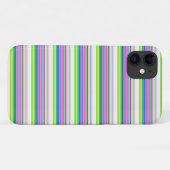 Heiße farbenfrohe Neonstreifen Case-Mate iPhone Hülle (Rückseite (Horizontal))