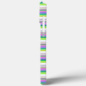 Heiße farbenfrohe Neonstreifen Case-Mate iPhone Hülle (Rückseite / Links)