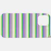 Heiße farbenfrohe Neonstreifen Case-Mate iPhone Hülle (Rückseite (Horizontal))