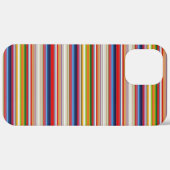 Heiße farbenfrohe Streifen Case-Mate iPhone Hülle (Hinten (horizontal))