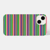 Heiße farbenfrohe Streifen iPhone Hülle (Rückseite (Horizontal))