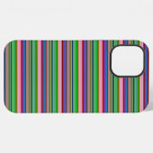 Heiße farbenfrohe Streifen iPhone Hülle (Rückseite (Horizontal))