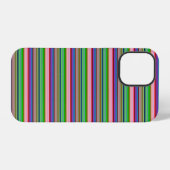 Heiße farbenfrohe Streifen iPhone Hülle (Rückseite (Horizontal))