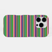 Heiße farbenfrohe Streifen iPhone Hülle (Rückseite (Horizontal))