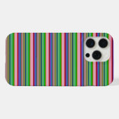 Heiße farbenfrohe Streifen iPhone Hülle (Rückseite (Horizontal))