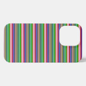 Heiße farbenfrohe Streifen iPhone Hülle (Rückseite (Horizontal))