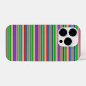 Heiße farbenfrohe Streifen iPhone Hülle (Rückseite (Horizontal))