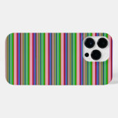 Heiße farbenfrohe Streifen iPhone Hülle (Rückseite (Horizontal))