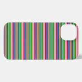 Heiße farbenfrohe Streifen iPhone Hülle (Rückseite (Horizontal))