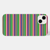 Heiße farbenfrohe Streifen iPhone Hülle (Rückseite (Horizontal))