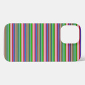 Heiße farbenfrohe Streifen iPhone Hülle (Rückseite (Horizontal))