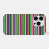 Heiße farbenfrohe Streifen iPhone Hülle (Rückseite (Horizontal))