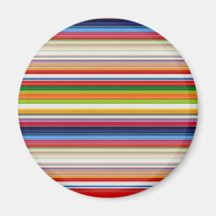 Heiße farbenfrohe Streifen Magnet