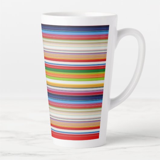 Heiße farbenfrohe Streifen Milchtasse (Rechts)