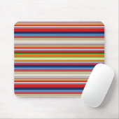 Heiße farbenfrohe Streifen Mousepad (Mit Mouse)