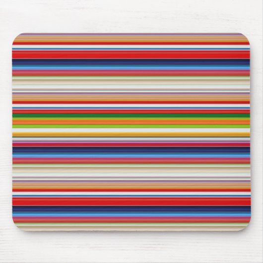 Heiße farbenfrohe Streifen Mousepad (Vorne)