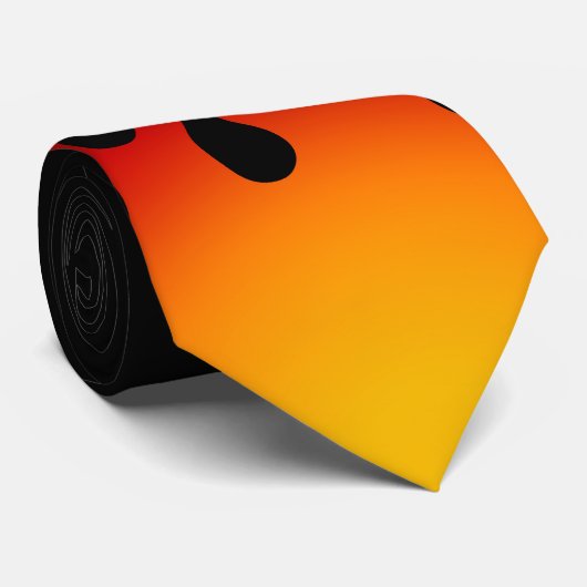 Heiße Flammen-Krawatte Krawatte (Gerollt)