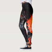 Heiße Flammen und Rauch von Smokin Leggings (Links)