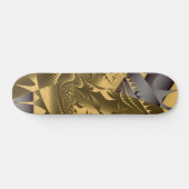 Heiße Frac Entwürfe durch Leslie Harlow - Gold Skateboard (Horizontal)