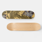 Heiße Frac Entwürfe durch Leslie Harlow - Gold Skateboard (Horizontal)
