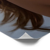Heiße Frau auf dem Dach Poster (Ecke)