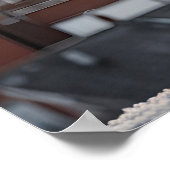 Heiße Frau auf dem Dach Poster (Ecke)