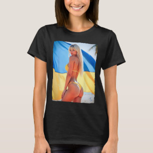 Heiße Frau auf Hemd für Männer - Y Booty Model Ukr T-Shirt