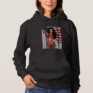 Heiße Frau auf T-Shirt für Männer - Amerikanische Hoodie