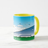 Heiße Front der Meteorologie Tasse (VorderseiteRechts)