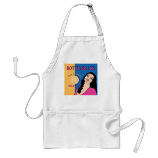 Heiße gefüllte Maismehltaschen Schürze