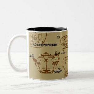 Heiße Getränk-Tasse Zweifarbige Tasse