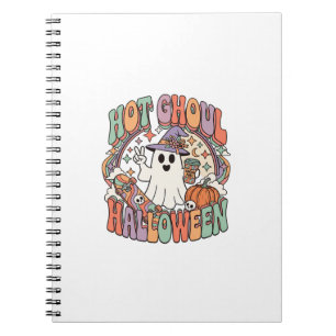 Heiße Ghoul Halloween Geist Hexenhut Skateboard Notizblock
