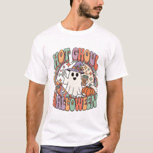Heiße Ghoul Halloween Geist Hexenhut Skateboard T-Shirt