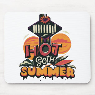 Heiße Goth Sommer Chic Mousepad