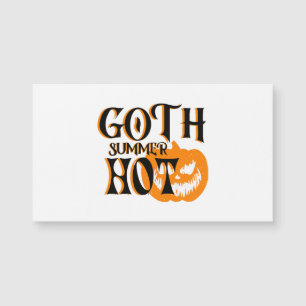 Heiße Goth-Sommer-Horror-Lächelnde Kürbis Magnetkarte