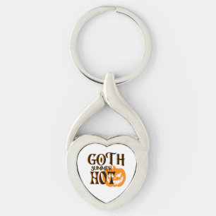 Heiße Goth-Sommer-Horror-Lächelnde Kürbis Schlüsselanhänger