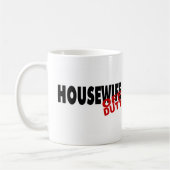 Heiße Hausfrau (Schwarzes) Kaffeetasse (Links)
