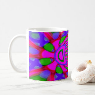 Heiße helle FarbTasse Kaffeetasse